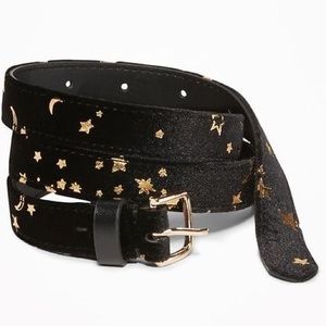 NIP. Old Navy Stars Print Belt - Medium/Large M/L